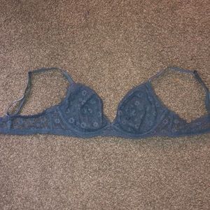 Blue lace bra L
